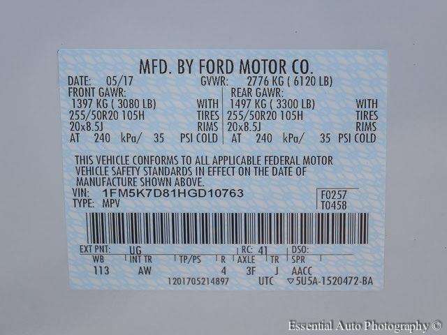 2017 Ford Explorer XLT 4dr SUV